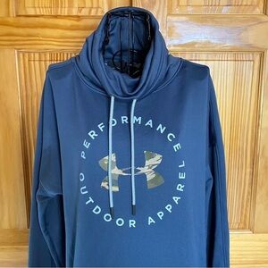 Under Armour Performance Outdoor Apparel Sweatshirt Gray Size Large